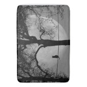 Kat op een draad Volle Maan Badmat (Voorkant Verticaal)