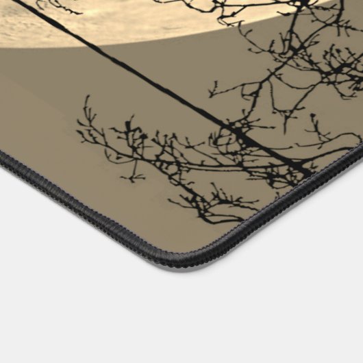 Kat op een draad Volle Maan Bureaumat (Hoek)