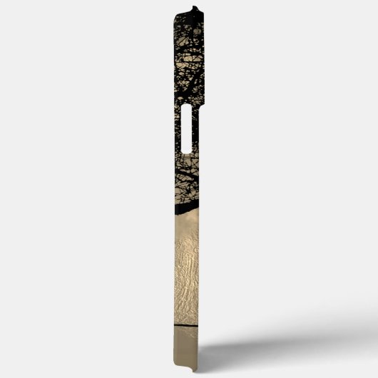 Kat op een draad Volle Maan Case-Mate iPhone Case (Achterkant / Rechts)