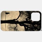 Kat op een draad Volle Maan Case-Mate iPhone Case (Achterkant (horizontaal))