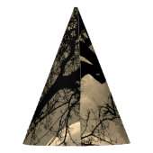 Kat op een draad Volle Maan Gelukkig Feesthoedjes (Achterkant)