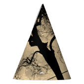 Kat op een draad Volle Maan Gelukkig Feesthoedjes (Links)