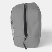 Kat op een draad Volle Maan Persoonlijke Naam Toilettasje (Rechts)