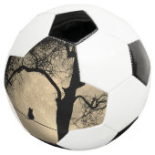 Kat op een Draad Volle Maan Voetbal (Drie kwart)