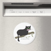 Kat op een filiaal magneet (Insitu (Vaatwasser))