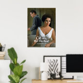 Kat op een hotline dakje poster (Thuiskantoor)