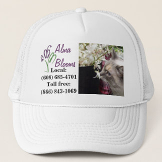 Kat op een pet... trucker pet