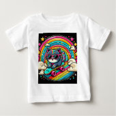 Kat op een skateboard (Voorkant)