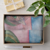 kat op een weefsel van een mat tissuepapier (Geschenk)