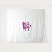 Kat op een zwembad Grappige Spooky Zomer Tussen Ha Wandkleed (Voorkant (horizontaal))