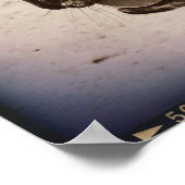 Kat op film, digitale kunst poster (Hoek)