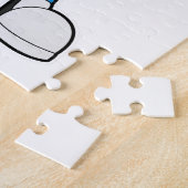 Kat op fitness met Dumbbell Legpuzzel (Zijkant)