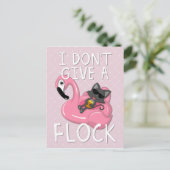 Kat op Flamingo w Pineapple Pink w White Diamonds Feestdagenkaart (Staand voorkant)