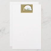 Kat op gouddoos II Briefpapier (Voorkant / Achterkant)