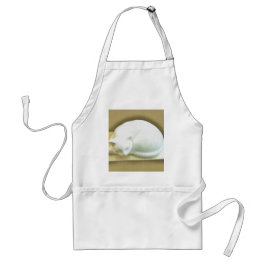 Kat op gouddoos II Standaard Schort