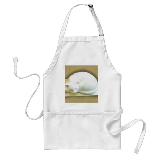 Kat op gouddoos II Standaard Schort (Voorkant)