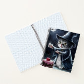 Kat op Halloween. Notitieboek (Binnen)