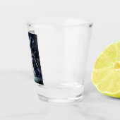 Kat op Halloween. Shot Glas (Rechts)