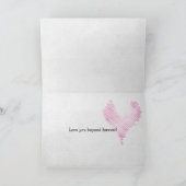 kat op hek met volle maan feestdagen kaart (Binnen)