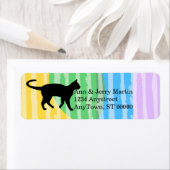 kat op het etiket van het de douaneadres van de wa (Insitu)