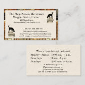 Kat op het Visitekaartje Boeken (Voorkant / Achterkant)