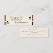 Kat op het Visitekaartje Boeken - Skinny (Voorkant / Achterkant)