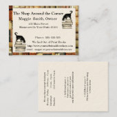 Kat op het Visitekaartje van Boeken - Grootte van  (Voorkant / Achterkant)