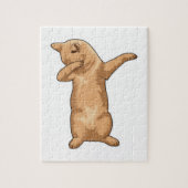 Kat op Hip Hop Dance Dab Legpuzzel (Verticaal)