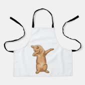 Kat op Hip Hop Dance Dab Schort (Voorkant)