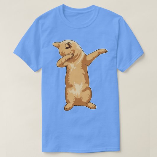 Kat op Hip Hop Dance Dab T-shirt (Design voorkant)