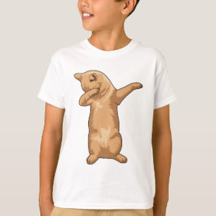 Kat op Hip Hop Dance Dab T-shirt