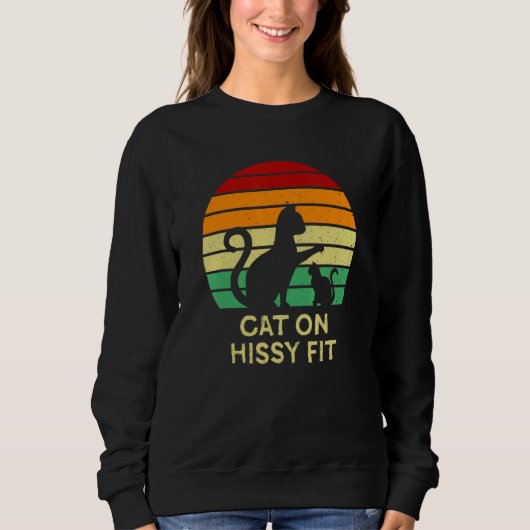 Kat op hoge poten Kat Humor Kitten Koppels 2 Trui (Voorkant)