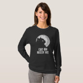 Kat op hoge poten Katten humor Kitten koppels T-shirt (Voorkant volledig)