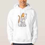 Kat op kaasschaap met schaafkop hoodie (Voorkant)