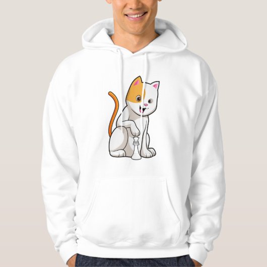 Kat op kaasschaap met schaafkop hoodie (Voorkant)
