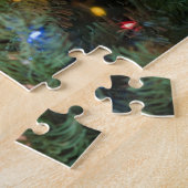Kat op kerstboom legpuzzel (Zijkant)