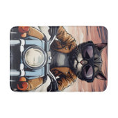 Kat op motor badmat (Voorkant)