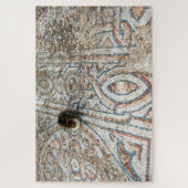 Kat op mozaïeken legpuzzel (Verticaal)