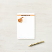 Kat op Post-it® notes (Op bureau)