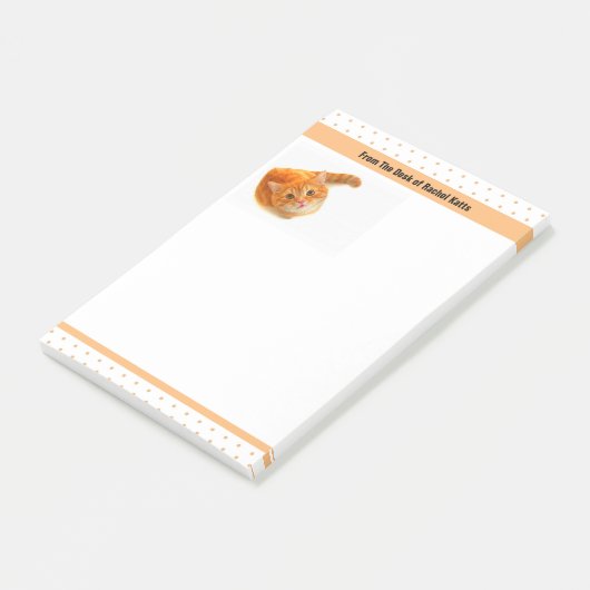 Kat op Post-it® notes (Schuin)