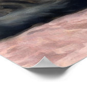 Kat op Roze Pillow door Henriëtte Ronner-Knip Poster (Hoek)