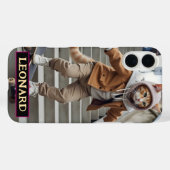 Kat op Skateboard Lees Feline Extreme Sportcadeau Case-Mate iPhone Case (Achterkant (horizontaal))
