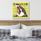 Kat op spelCanvas Canvas Afdruk (Insitu (Slaapkamer))