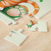 Kat op St Patricks Day Cat Legpuzzel (Zijkant)