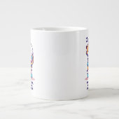 Kat op stapel boeken Aangepaste lederthee voor boe Grote Koffiekop (Voorkant)