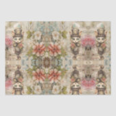 Kat op Steampunk collage  Decoupage Tissuepapier (Voorkant)