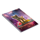 Kat op synthesizers in de ruimte notitieboek (Rechterzijde)