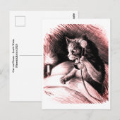 Kat op telefoon Louis Wain Briefkaart (Voorkant / Achterkant)