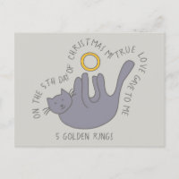 Kat op vijfde dag, vijf kerst met gouden koningen