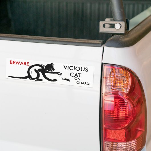 KAT OP WACHT BUMPERSTICKER (Op Truck)